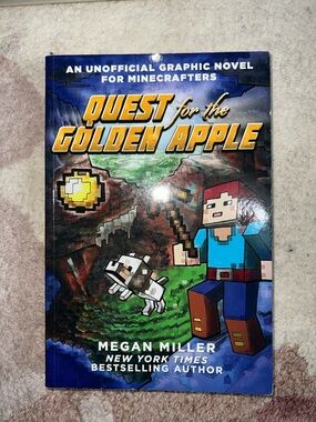 Quest for the Golden Apple for Minecrafters Book by Megan Miller